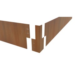 ANGOLO PER BORDURE IN ACCIAIO CORTEN